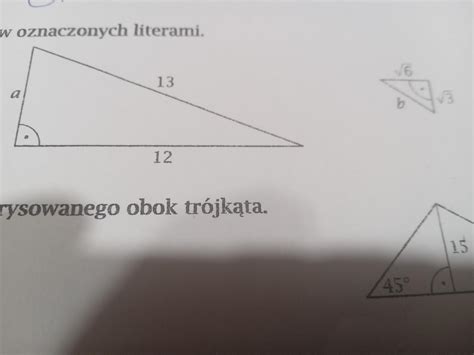 Oblicz Dlugosci Odcinkow Oznaczonych Literami Brainly Pl