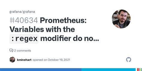 Prometheus Variables With The Regex Modifier Do Not Escape Forward