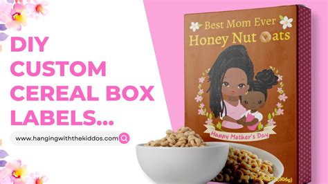 How To Make Custom Cereal Boxescreative Mothers Day T Ideas Youtube