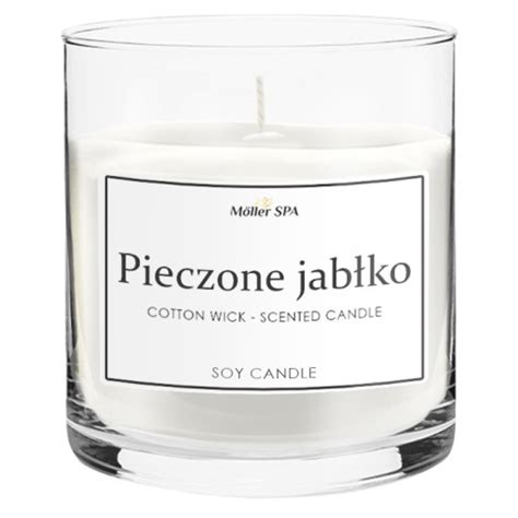 M Ller Spa Pieczone Jab Ko Naturalna Sojowa Wieczka Zapachowa W