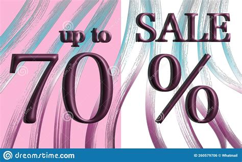 Sale Final Up To 70 Off Sign Over Art Brush Acrylic Stroke Paint