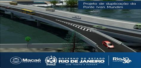 Visita do governador a Macaé marca início de obras da ponte da Barra e