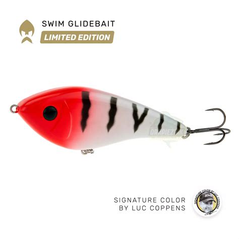 Wobler Westin Swim Glidebait 13 5cm SUSPENDING Striped Redhead