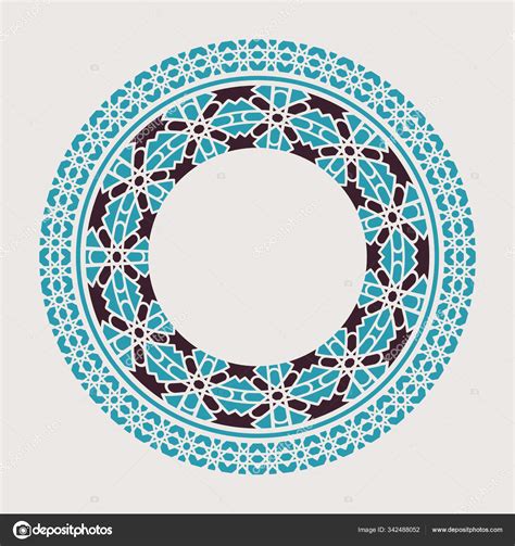 Vector Asian Mandala Frame Stock Vector By Roman Volkov