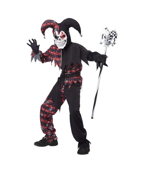 Sinister Jester Boys Costume Scary Costumes