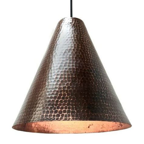 Artisan Craftedsoluna Copper Pendant Light Cone Rio Grande