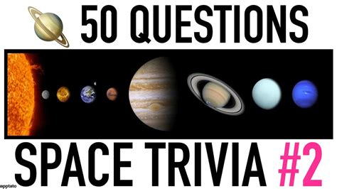 SPACE TRIVIA QUIZ 2 50 Astronomy Space Solar System Trivia