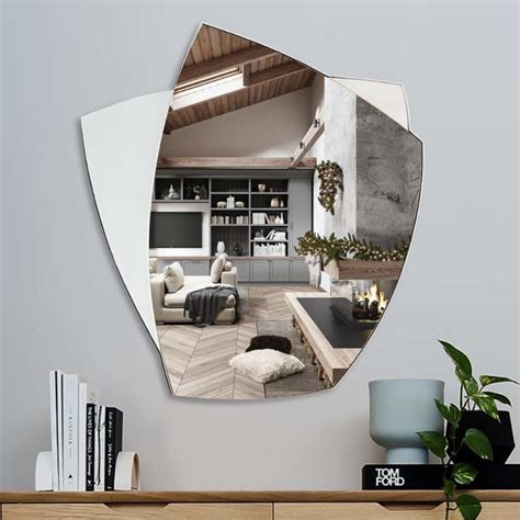 Modern Abstract Wall Mirror | Yarbough Design