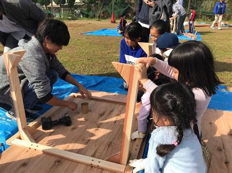 御宿で「こども工務店」 子どもが仕事体験、千葉工大の協力で開催 外房経済新聞