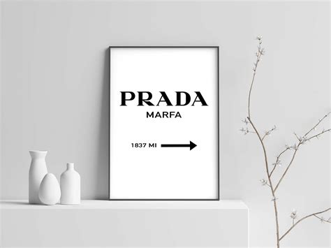 Prada Marfa Cartel descargable Descarga instantánea Etsy