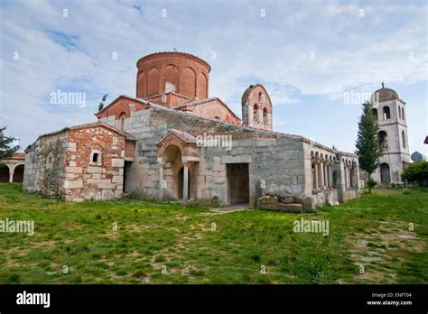 Church of Saint Mary, Roman ruins, Apollonia, Albania Stock Photo - Alamy