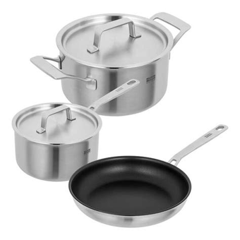 Kuhn Rikon Culinary Fiveply Piece Mixed Pots Pans Set Harts