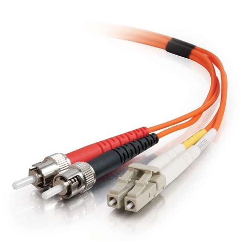 33ft 1m Lc St 625125 Om1 Duplex Multimode Pvc Fiber Optic Cable