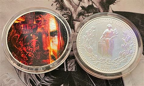 John Wick® 1 Oz 999 Silver Colorized Continental Baba Yaga Coin In