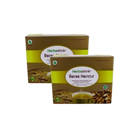 Jual Herba Drink Minuman Beras Kencur X Pcs Shopee Indonesia