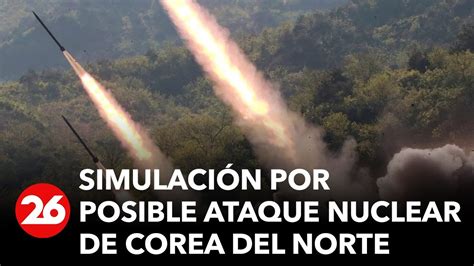 Corea Del Sur Y Estados Unidos Simulación Por Posible Ataque Nuclear De Corea Del Norte Youtube