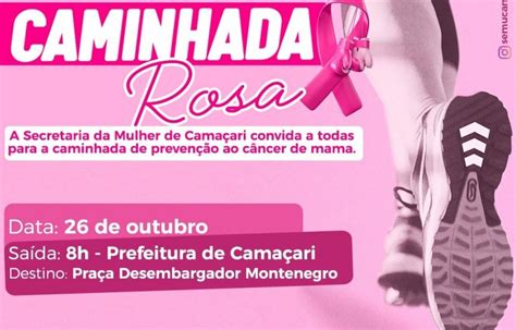 Semu Promove A ‘caminhada Rosa Em Alusão à Campanha Outubro Rosa