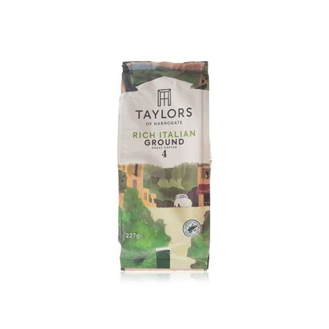 Taylors Of Harrogate Rich Italian Ground Coffee 227g Waitrose Uae