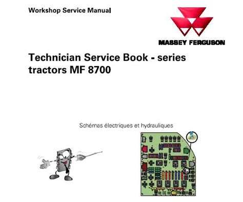 Massey Ferguson Mf 8727 8730 8732 8735 8737 Tractor Mf 8700 Series Technician Service