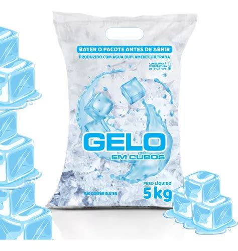 Saco Para Gelo Transparente C Alça 500 Unid 5 Kg Frete grátis