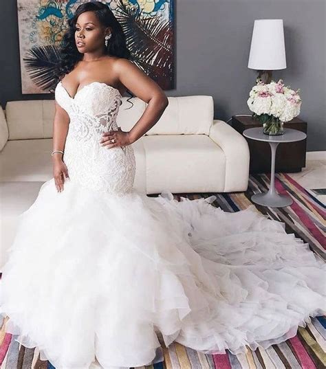 Plus Size Wedding Dresses Mermaid Style