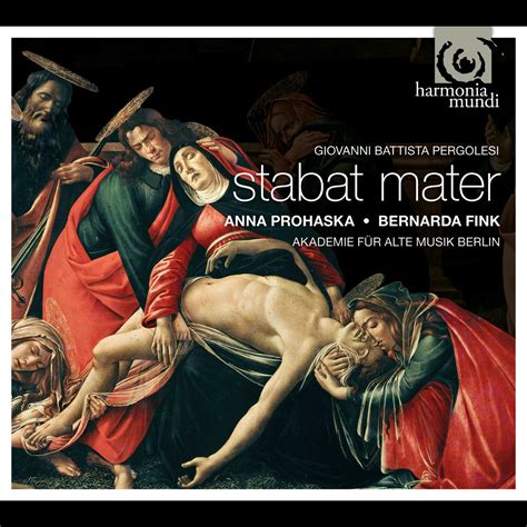 Pergolesi Stabat Mater Album by Akademie für Alte Musik Berlin