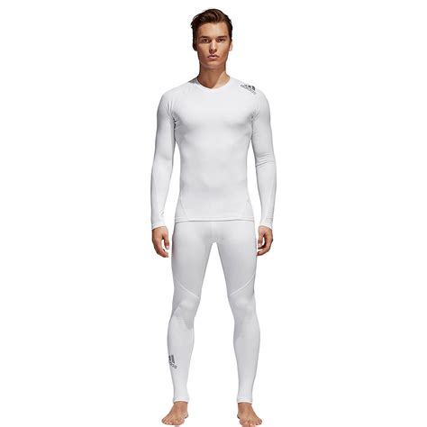 Adidas Mens Alphaskin Sport Long Compression Tights Academy