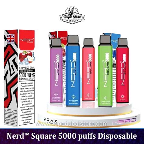 Nerd Square 5000 Puffs Disposable Vape In Dubai VAPEDUBAISTORE