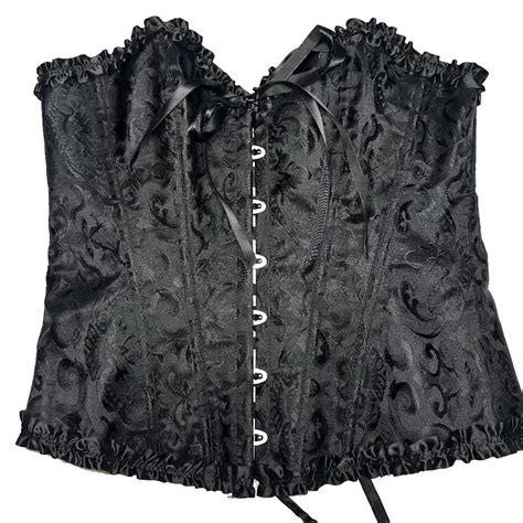 Repop Sexy Black Lace Up Corset Beautiful But I Depop