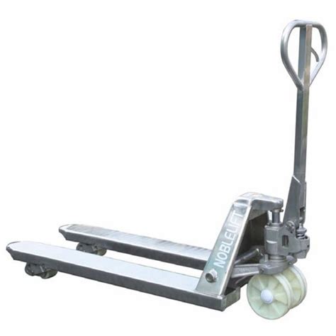 2000kg Rated Manual Hand Pallet Jack Truck Stainless Steel Standard Noblelift