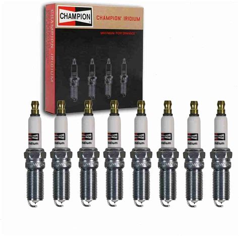 8 Pc Champion Iridium Spark Plugs Compatible With Ford F 150 50l V8 2018 2020