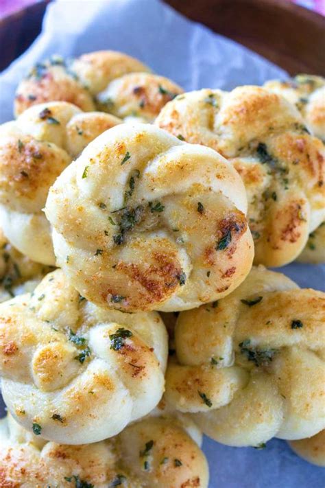 Pizza Dough Garlic Knots • Food, Folks and Fun