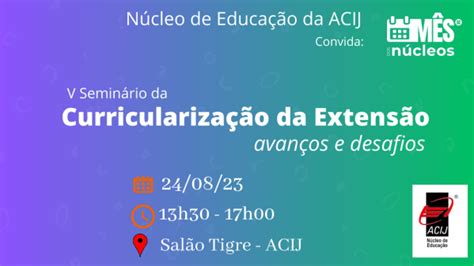 Seminário da Curricularização da Extensão em Joinville Sympla