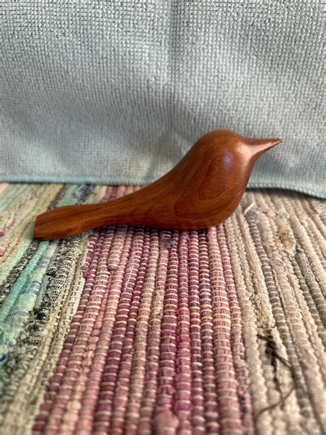 Hand Carved Wooden Comfort Bird Etsy