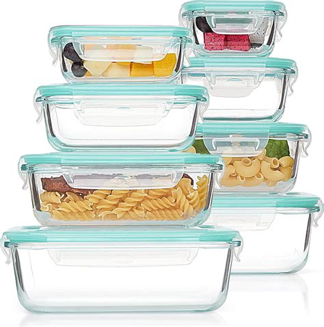 Amazon Vtopmart 8 Pack Glass Food Storage Containers Meal Prep