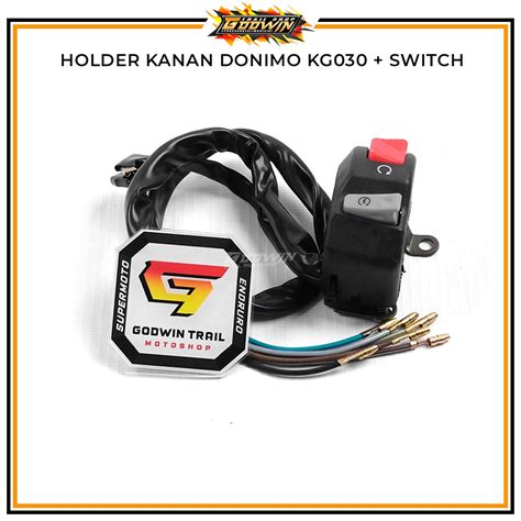 Jual Holder Saklar On Off Kanan Domino Switch 6 Kabel XID Trail