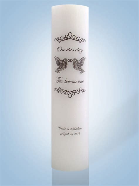 Ceremony - Personalized Wedding Candle #2339137 - Weddbook