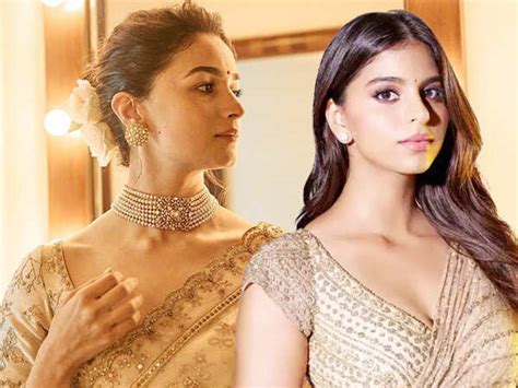 Suhana Khan On Alia Bhatt Wearing Her Wedding Saree For The National