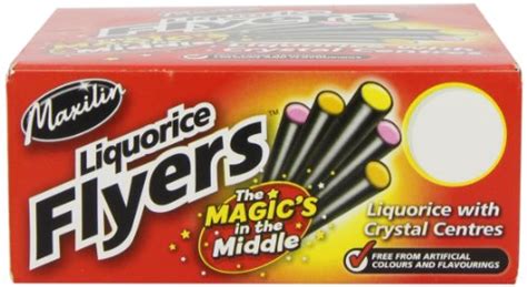 Flyers Liquorice With Fruit Crystal Centre 40 Pieces Retro Sherbet