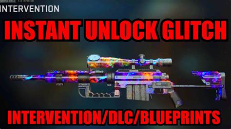 NEW INSTANT INTERVENTION UNLOCK GLITCH FREE DLC BLUEPRINTS MW2