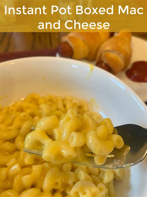 Kraft Macaroni and Cheese Instant Pot Recipe - Instant Pot Cooking