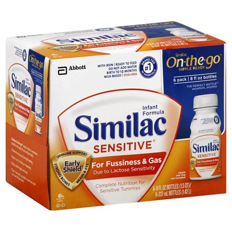 Similac Sensitive On The Go Infant Formula Milk Based With Iron