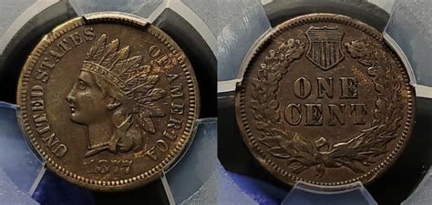 1877 Indian Head Penny Value: are "No" Mint Mark Worth Money?