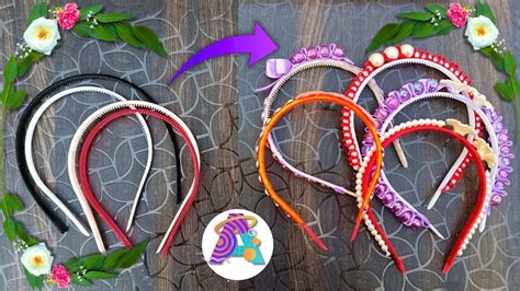 How To Convert A Boring Hairband Into A Beautiful And Expansive Hairband Diy Hairband At Home