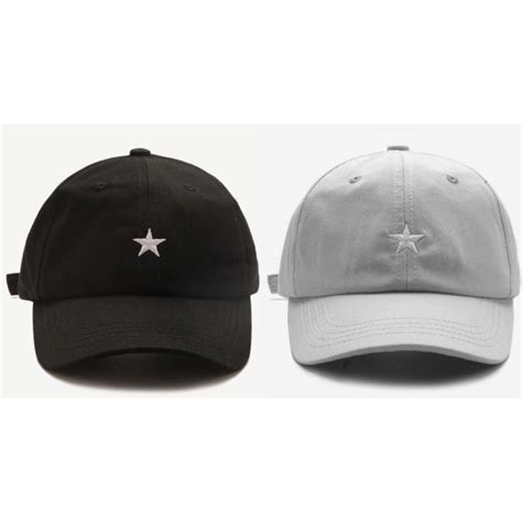 Jual Topi Baseball Bordir Bintang Star Gaya Korea Pria Wanita Shopee