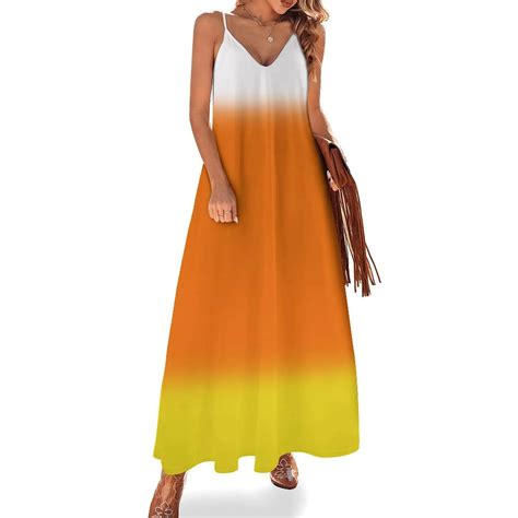 Candy Corn Ombre Sleeveless Dress dress for woman prom dresses 2024
