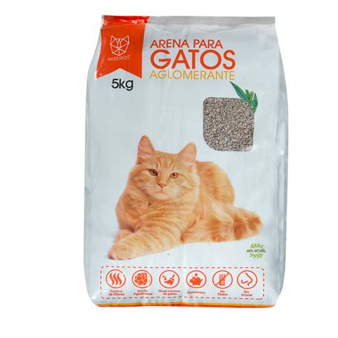 Arena Para Gato Mistikat Aglomerante Kg