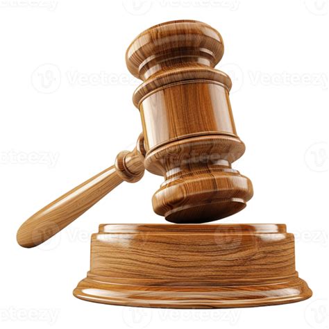 Judge Gavel On Transparent Background 47088906 Png