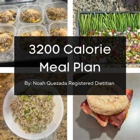 Calorie Meal Plan Noahs Nutrition