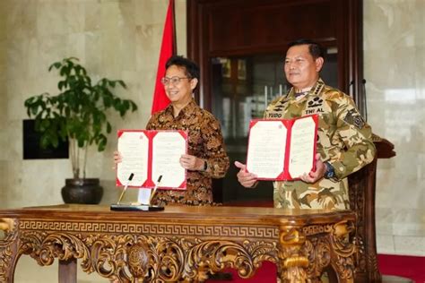 Panglima TNI Dan Menkes Tandatangani MoU Langkah Bersama Perkuat